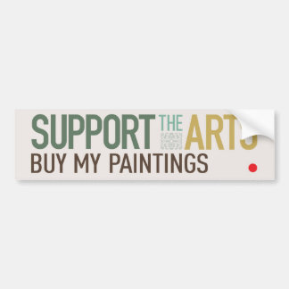 Support the Arts Bumper Sticker