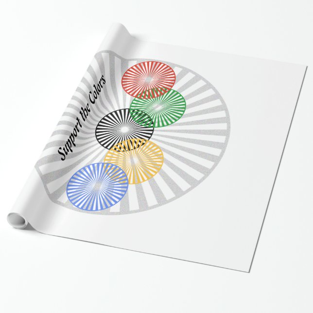 Support the Colours - Wrapping Paper (Unrolled)