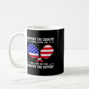 Support The Country You Live In Usa 4th Of July Pi Coffee Mug