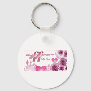 Support The cure, Breast Cancer Awareness Key Ring