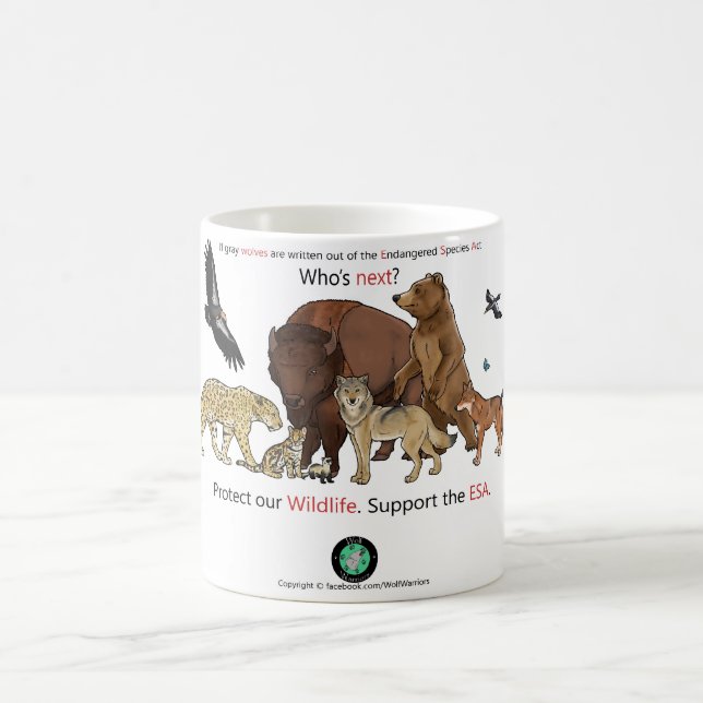 Support The Endangered Species Act Coffee Mug (Center)