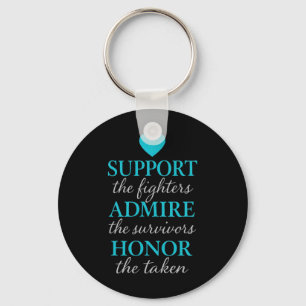 Support The Fighters Admire The Survivors Honour.. Key Ring