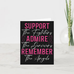 Support The Fighters Breast Cancer Awareness Month Card