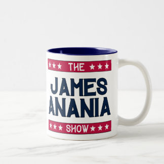 Support The James Anania Show - UNITY - Two-Tone Coffee Mug