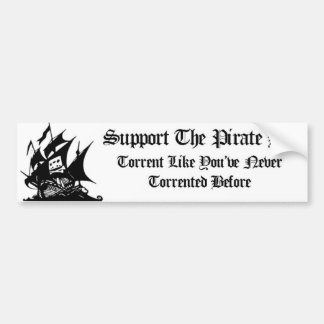 Support The Pirate Bay (Other version) Bumper Sticker