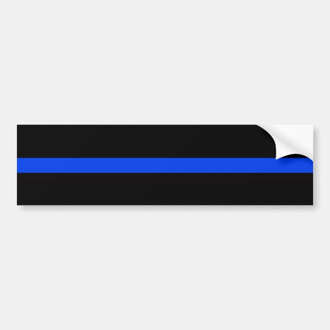 SUPPORT THE POLICE Bumper Sticker (Front)
