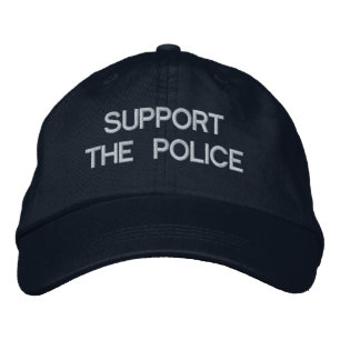 SUPPORT THE POLICE Cap by eZaZZleMan.com