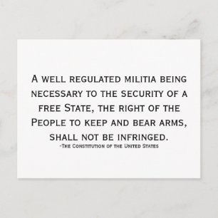 Support the preservation of Freedom! Postcard