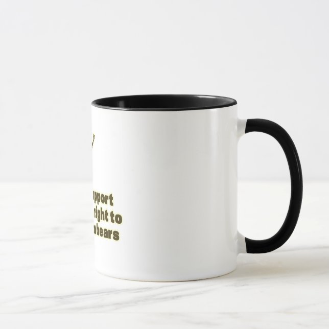 Support the right to arm bears mug (Right)