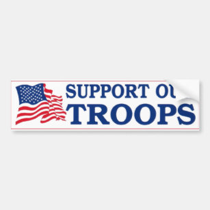 Support the Troops Bumper Sticker