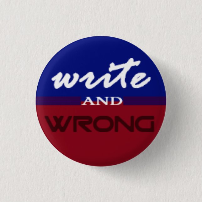 Support The Writers 3 Cm Round Badge (Front)