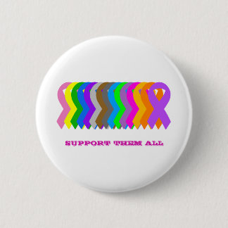 Support them all 6 cm round badge