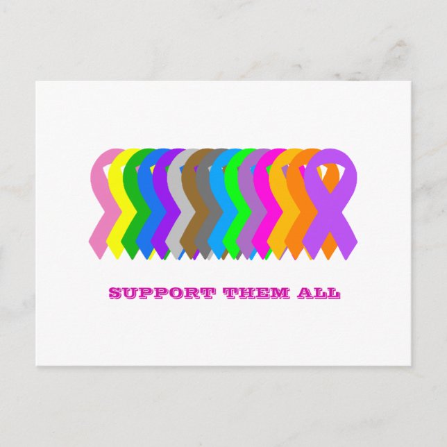 Support them all postcard (Front)