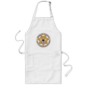 Support Thin Blue Line Long Apron