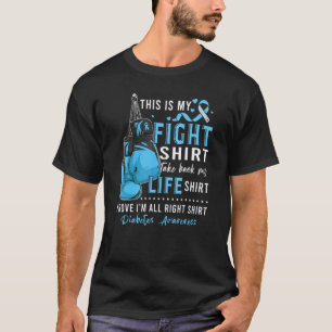 Support This Is My Fight Take Back My Life Diabete T-Shirt