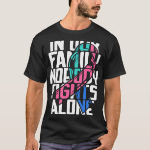 Support Thyroid Disease Warrior Family Thyroid Awa T-Shirt