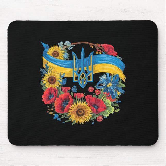 Support Ukraine1  Mouse Pad (Front)