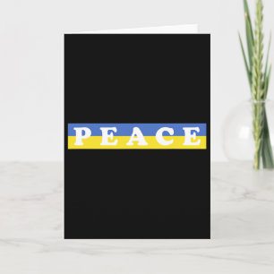 Support Ukraine And Peace In The World With Ukrain Card