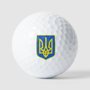 Support Ukraine Coat Of Arms Golf Balls