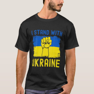 Support Ukraine Flag I Stand With Ukraine T-Shirt