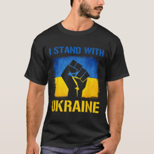 Support Ukraine Flag I Stand With Ukraine T-Shirt