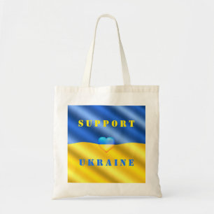Support Ukraine - Freedom Peace - Flag of Ukraine Tote Bag