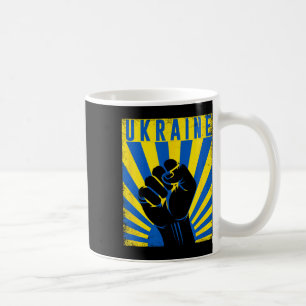Support Ukraine Hand Fist Ukraine Resist Protest U Coffee Mug