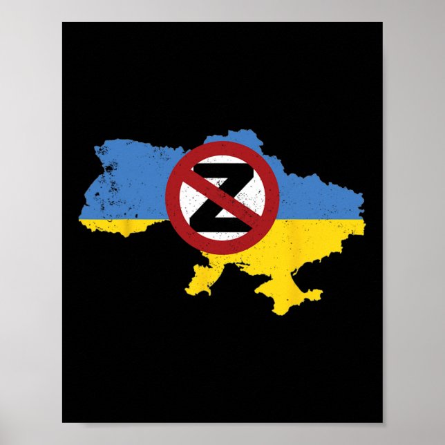 Support Ukraine I Stand With Ukraine 2  Poster (Front)