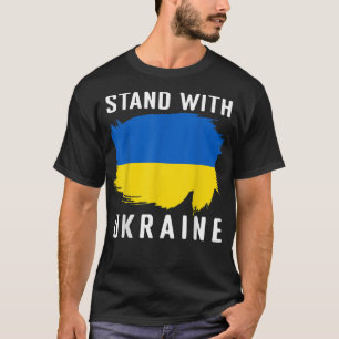 Support Ukraine I Stand With Ukraine Flag T-Shirt