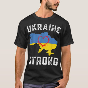 Support Ukraine I Stand With Ukraine Flag T-Shirt