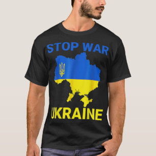 Support Ukraine I Stand With Ukraine Flag T-Shirt