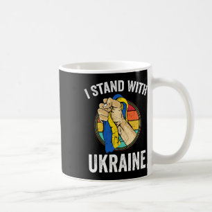 Support Ukraine I Stand With Ukraine Retro Ukraini Coffee Mug