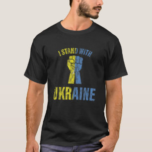 Support Ukraine, I Stand With Ukraine, Ukraine Fla T-Shirt