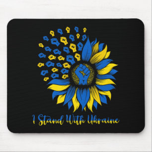 Support Ukraine I Stand With Ukraine Ukraine Sunfl Mouse Pad