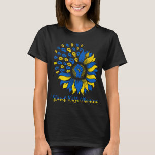 Support Ukraine I Stand With Ukraine Ukraine Sunfl T-Shirt