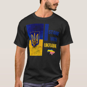 support Ukraine I Stand with Ukraine ukrainian cl T-Shirt
