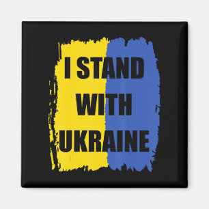 Support Ukraine I Stand With Ukraine Ukrainian Fre Magnet