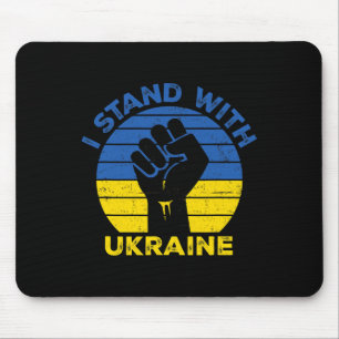 Support Ukraine I Stand With Ukraine Ukrainianflag Mouse Pad