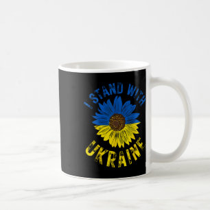 Support Ukraine I Stand With Ukrainian Flag Slava Coffee Mug