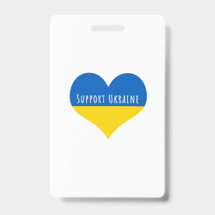 Support Ukraine ID Badge