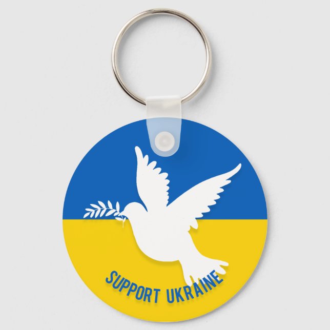 Support Ukraine Keychain (Front)