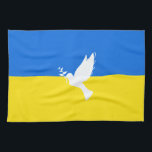 Support Ukraine Kitchen Towel Peace Dove<br><div class="desc">Support Ukraine Kitchen Towels - Dove of Peace - Freedom - Peace - Solidarity - Ukrainian Flag - Strong Together - Freedom Victory ! Let's make the world a better place - everybody together ! A better world begins - depends - needs YOU too ! You can transfer to 1000...</div>