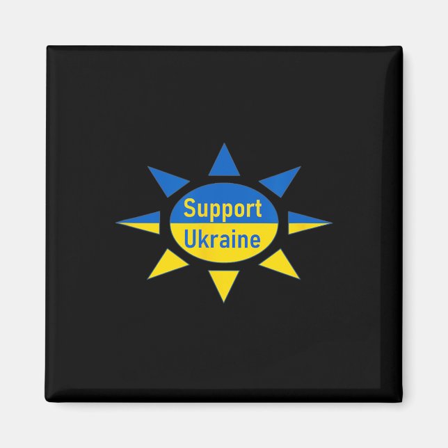 Support Ukraine  Magnet (Front)
