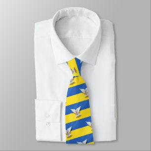 Support Ukraine Neck Tie Peace Dove