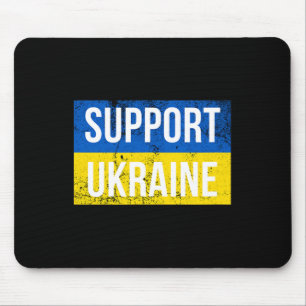 Support Ukraine Patriotic Ukrainian Flag For Men A Mouse Pad