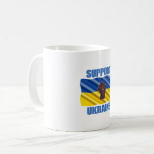 Support Ukraine - Peace & Love for Ukraine Coffee Mug