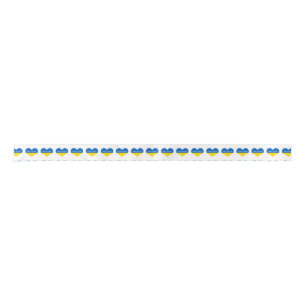Support Ukraine Satin Ribbon