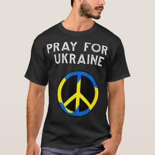 Support Ukraine Stand I With Ukraine Ukrainian Fla T-Shirt