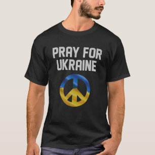 Support Ukraine Stand I With Ukraine Ukrainian Fla T-Shirt
