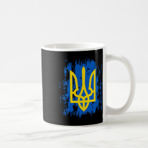 Support Ukraine Stand With Ukraine Ukrainian Flag  Coffee Mug